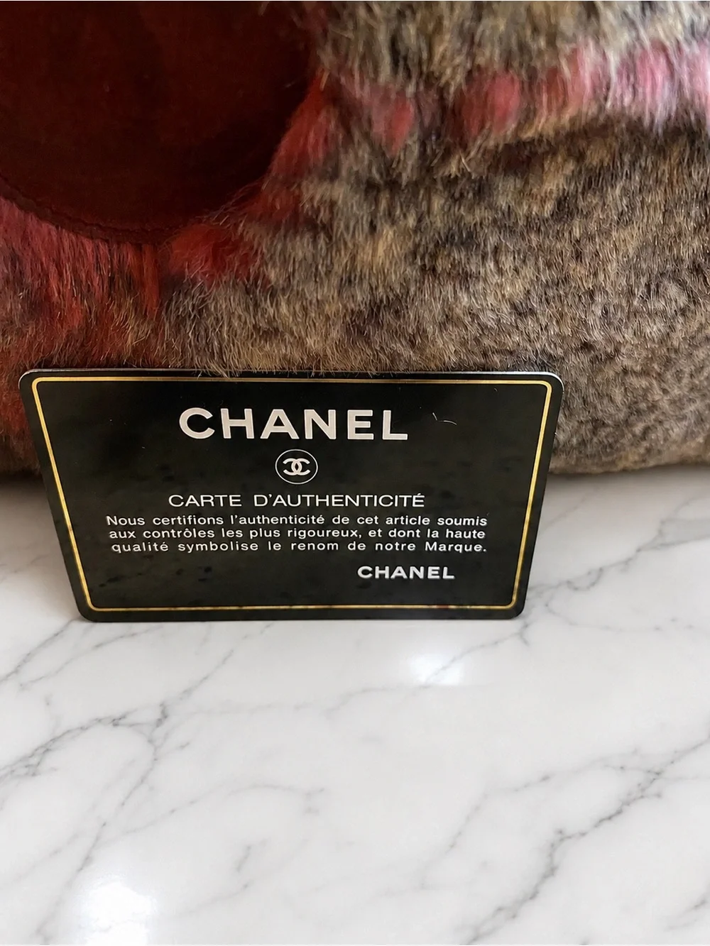 Rare CHANEL Lapin Rabbit Fur Tote